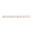 Textilfilc, 2,5-4,2 mm, kétvégű, APLI Kids "Textile", 18 különböző szín 18 db