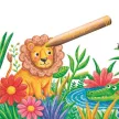Színes ceruza készlet, vastag, hegyezővel, 3 az 1-ben, APLI Kids "Baby Crayon", 6 különböző szín 6 db