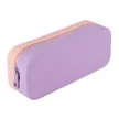 Tolltartó, display, cipzáras, szilikon, kétszínű, APLI "Pastel", vegyes színek (szín nem választható) 16 db