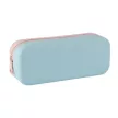 Tolltartó, display, cipzáras, szilikon, kétszínű, APLI "Pastel", vegyes színek (szín nem választható) 16 db