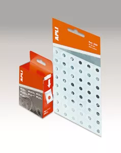 Lyukerősítő gyűrű, 13 mm átmérő, APLI, átlátszó