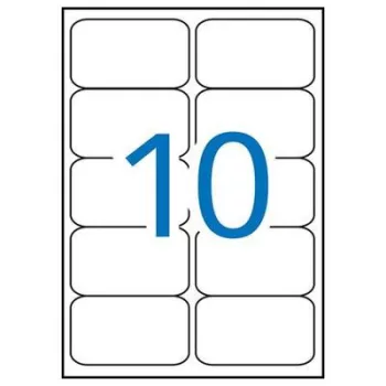   Etikett, univerzális, 99,1x57 mm, kerekített sarkú, APLI, 1000 etikett/csomag 100 lap
