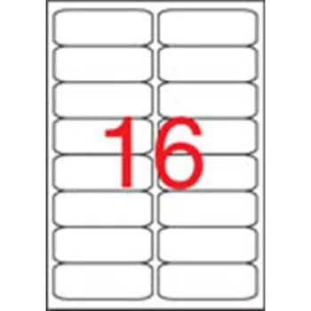   Etikett, univerzális, 99,1x34 mm, kerekített sarkú, APLI, 1600 etikett/csomag 100 lap