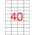 Etikett, univerzális, 52,5x29,7 mm, APLI, 4000 etikett/csomag 100 lap