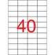 Etikett, univerzális, 52,5x29,7 mm, APLI, 4000 etikett/csomag 100 lap