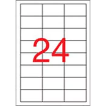   Etikett, univerzális, 64,6x33,8 mm, APLI, 2400 etikett/csomag 100 lap