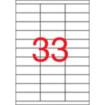   Etikett, univerzális, 70x25,4 mm, APLI, 3300 etikett/csomag 100 lap