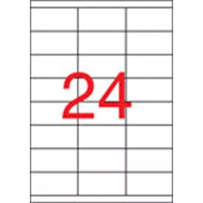 Etikett, univerzális, 70x35 mm, APLI, 2400 etikett/csomag 100 lap