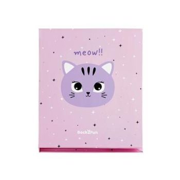   Cicás jegyzetfüzet, öntapadós kiegészítőkkel, APLI Back2Fun, rózsaszín
