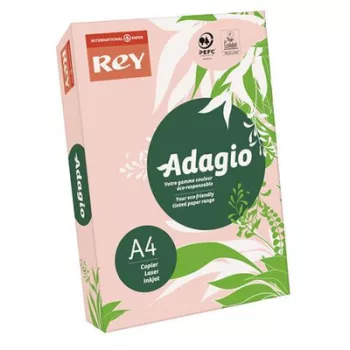   Másolópapír, színes, A4, 80 g, REY "Adagio", 100 lap, pasztell rózsaszín 500 lap