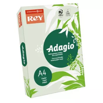   Másolópapír, színes, A4, 80 g, REY "Adagio", 500 lap, pasztell zöld