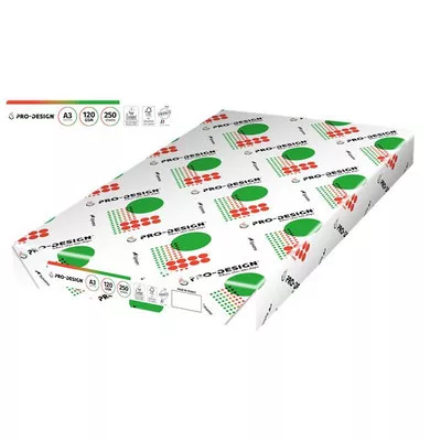 Másolópapír, digitális, A3, 120 g, PRO-DESIGN (250 lap/csomag)