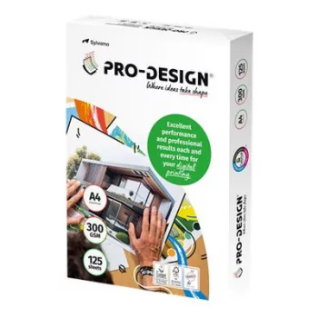  Másolópapír, digitális, A4, 300 g, PRO-DESIGN  (125 lap/csomag)