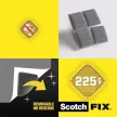 Ragasztó négyzetek, kétoldalas, eltávolítható, 12,7x12,7 mm, 3M SCOTCH "Removable" 64 db