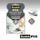 Ragasztó négyzetek, kétoldalú, 25,4 x 25,4 mm, 3M SCOTCH 16 db