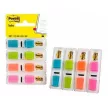 Jelölőcímke adagolóban, műanyag, 4x35 lap, 12x43 mm, 3M POSTIT, élénk színek 1 db