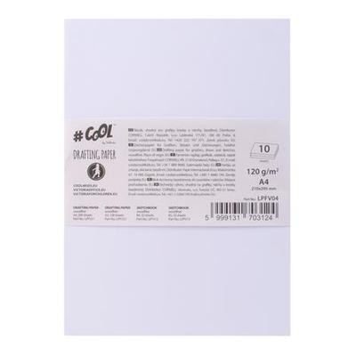 Rajzlap, famentes, A4, 120 g/m2, COOL BY VICTORIA (10 lap)
