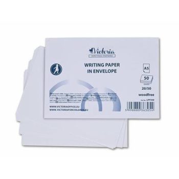   Írólap, 50 lap - famentes, A5, 20/50, VICTORIA PAPER "Borítékos" 60g