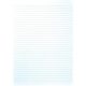 Rovatolt papír, A3, vonalas, VICTORIA PAPER