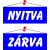 Információs tábla, 22x8,5 cm, kétoldalas, "Nyitva/Zárva", kék 1 db