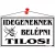 Információs tábla, 22,5x12,5 cm, "Idegeneknek belépni tilos!", fehér 1 db