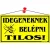 Információs tábla, 22,5x12,5 cm, "Idegeneknek belépni tilos!", sárga 1 db