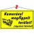 Információs tábla, 22,5x12,5 cm, "Kamerával megfigyelt terület", sárga 1 db