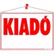Információs tábla, 50x35 cm, "Kiadó" 1 db