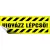 Információs matrica, 14x5 cm, "Vigyázz lépcső!" 1 db
