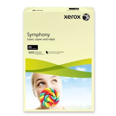 Másolópapír, színes, A4, 80 g, XEROX "Symphony", 500 lap, csontszín (pasztell)