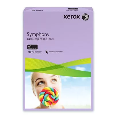 Másolópapír, színes, A4, 80 g, XEROX "Symphony", lila (közép) (500 lap/csomag)