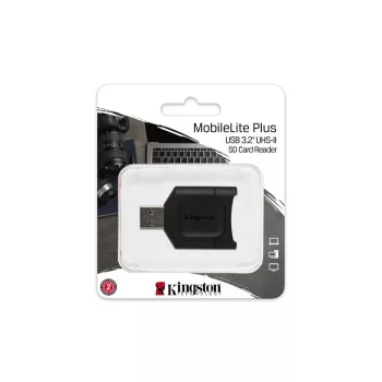   Kártyaolvasó, SD kártyához, USB 3.2 Gen 1, KINGSTON "MobileLite Plus" 1 db