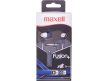 Fülhallgató, mikrofonnal, MAXELL "Fusion+", fehér-kék