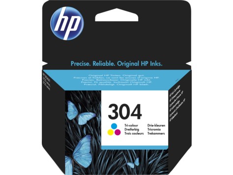 HP Nr.304 (N9K05AE) eredeti színes tintapatron, ~100 oldal