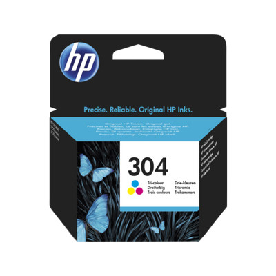 HP Nr.304 (N9K05AE) eredeti színes TINTAPATRON / INK CARTRIDGE, ~100 oldal