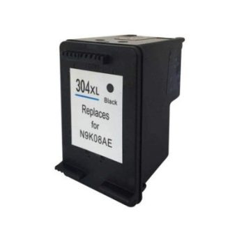   HP304XL FEKETE / BLACK utángyártott TINTAPATRON / INK CARTRIDGE - N9K08AE