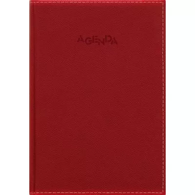 Naptár, tervező, B5, napi, DAYLINER, "Napoli", piros
