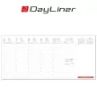 Naptár, asztali, fekvő, DAYLINER, "Oktáv" 1 db