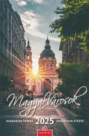 Naptár, fali, CSG, "Magyar Városok" 1 db