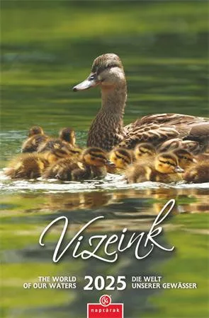 Naptár, fali, CSG, "Vizeink" 1 db