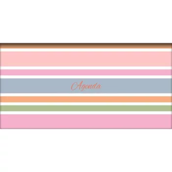   Zsebnaptár, fekvő elrendezésű, DAYLINER, "Colors Stripes"