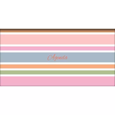 Zsebnaptár, fekvő elrendezésű, DAYLINER, "Colors Stripes"