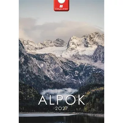 Naptár, fali, DAYLINER, "Alpok" 1 db