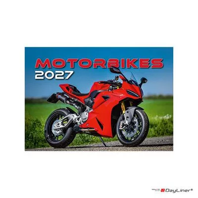 Naptár, fali, DAYLINER, "Motorbikes" 1 db