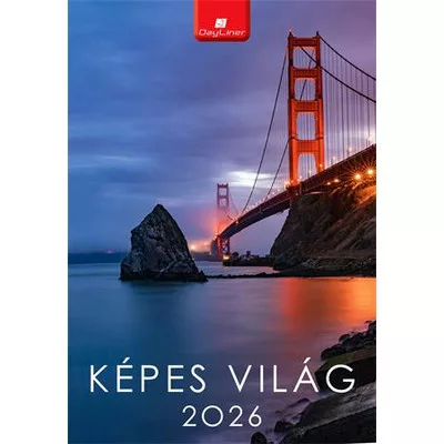 Naptár, fali, DAYLINER, "Képes Világ" 1 db