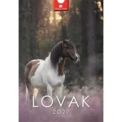 Naptár, fali, DAYLINER, "Lovak" 1 db