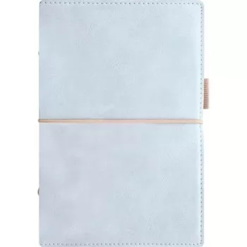   Kalendárium, gyűrűs, betétlapokkal, personal méret, FILOFAX, "Domino" Soft", pasztellkék 1 db