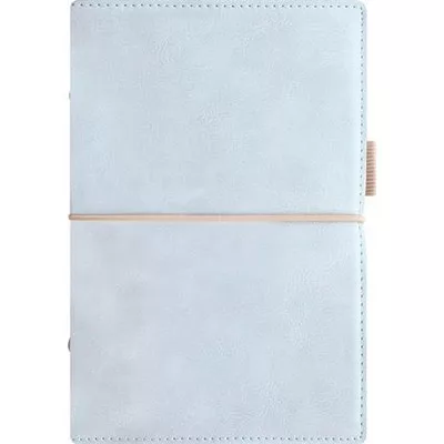 Kalendárium, gyűrűs, betétlapokkal, personal méret, FILOFAX, "Domino" Soft", pasztellkék 1 db