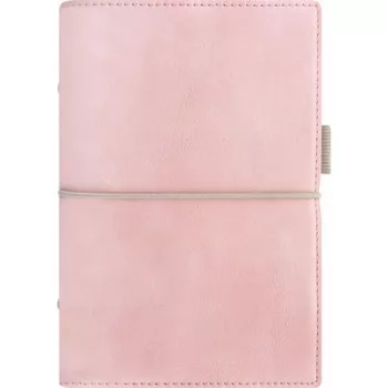   Kalendárium, gyűrűs, betétlapokkal, A5 méret, FILOFAX, "Domino" Soft", pasztell rózsaszín 1 db