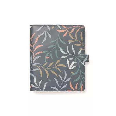 Kalendárium, gyűrűs, betétlapokkal, A5, FILOFAX "Botanical", sötétkék 1 db